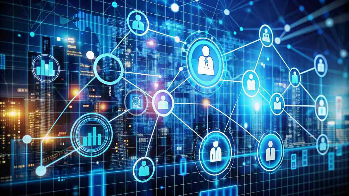 Provider network dashboard showing customer connections and analytics